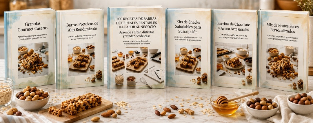 BARRAS DE CEREALES RENTABLES 100 RECETAS PARA EMPRENDER